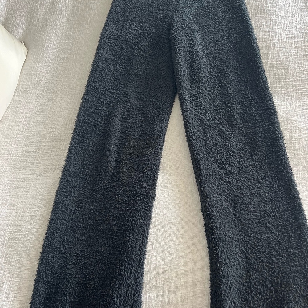 SKIMS Black Wide Leg Pants